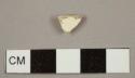 Creamware sherd, found in orange soil