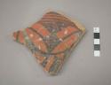 Painted potsherd