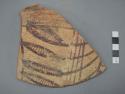 Painted potsherd