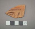 Painted potsherd (bichrome)