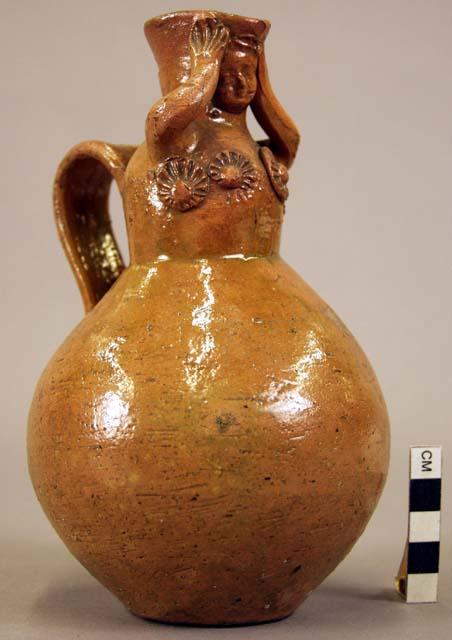 Small effigy pitcher