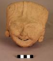 Smiling human head