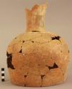 Restorable pottery drum - Macal Orange-red: Macal variety