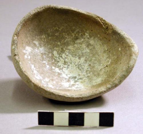 Ceramic ladle, undecorated