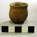 Very small pottery vessel