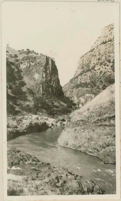 River and canyon