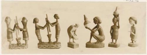 Figurines of women working