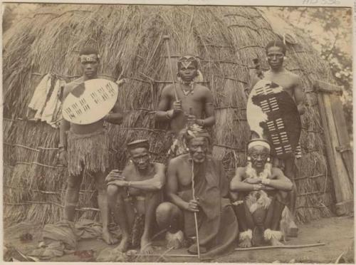 Zulu Warriors, shields and knob kerries