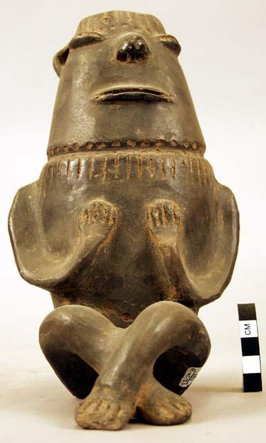 Pottery effigy vessel