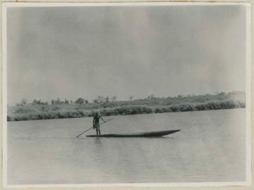 Person on boat