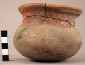 Small earthen jar, conical