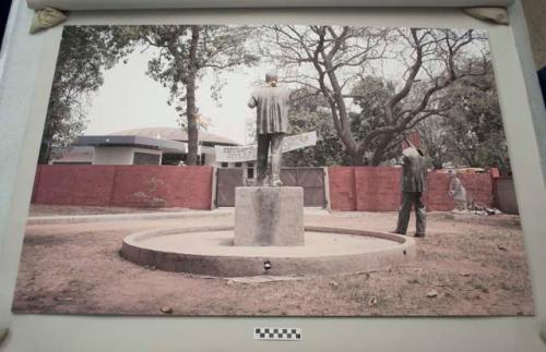 Statues of Kwame Nkrumah, reinstated at the National Museum in Accra, Ghana, after having been torn down during a military coup in 1977. 2007
