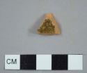 Lead-glazed red earthenware sherd