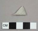 Burnt whiteware sherd