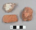 Brick fragments, including one possibly handmade