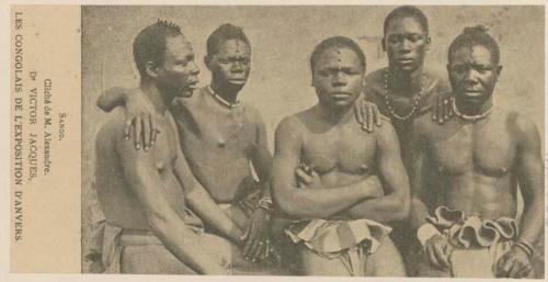 Group of five men