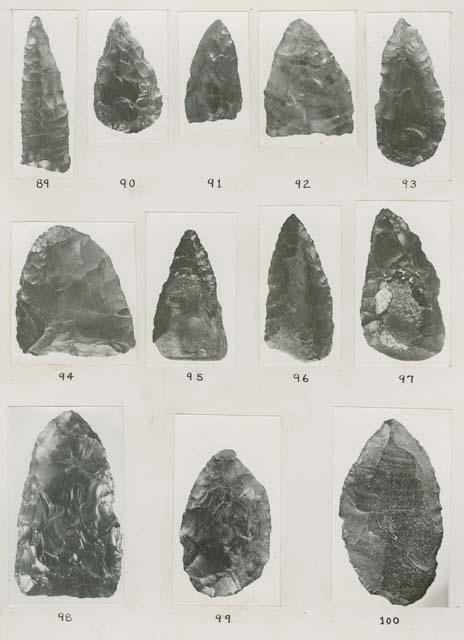 Neolithic flint tools