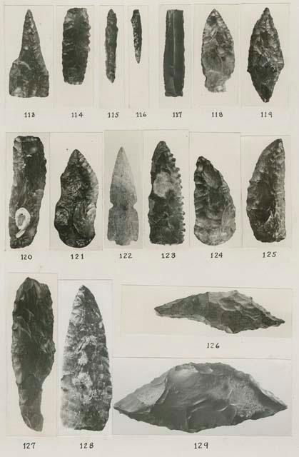 Neolithic flint tools