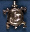 Gold turtle pendant