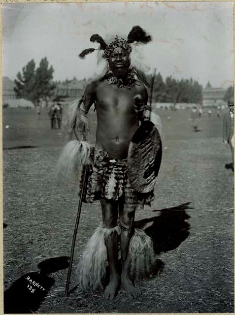 Man with spear and shield