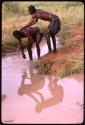 Bororo men washing - Niger









