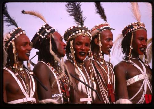 Gerewol dancing line - Niger
