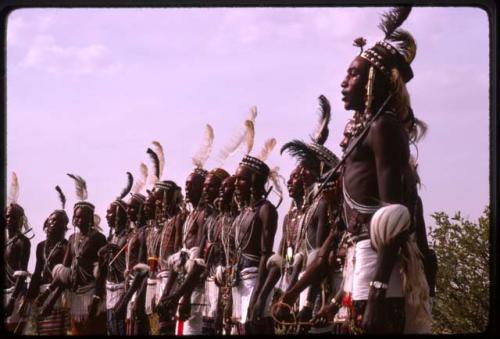 Gerewol dancing line - Niger

