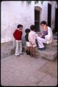 Adele, Caleb, and kids - Benares, India
