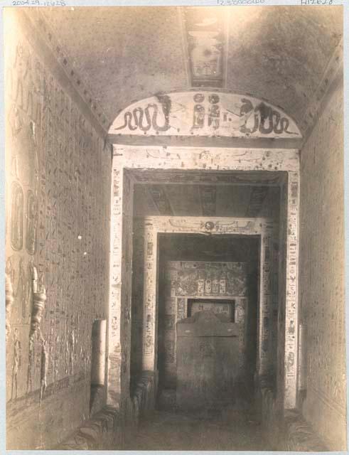 Interior of tomb of Ramses IV