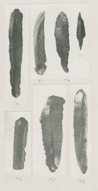 Neolithic flint tools