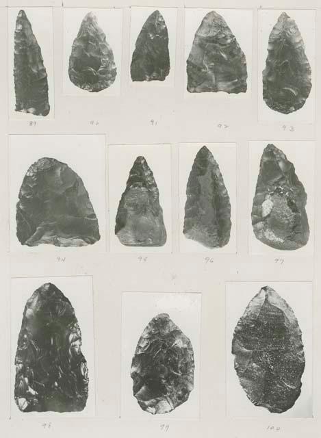 Neolithic flint tools