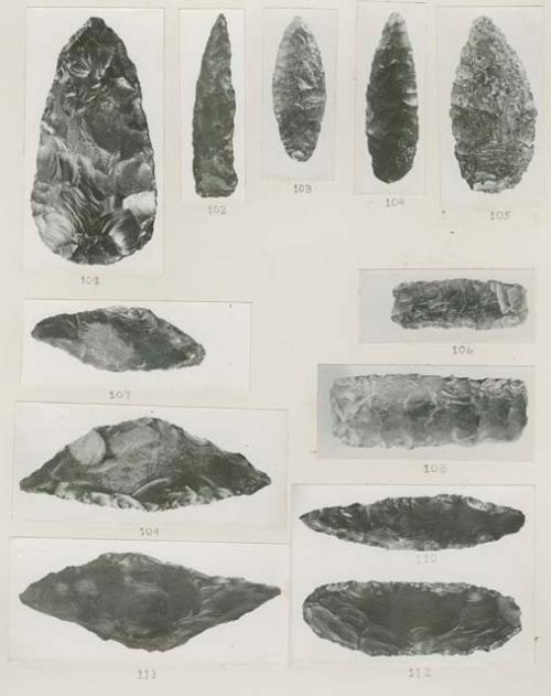 Neolithic flint tools