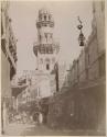 Street scene and mosque