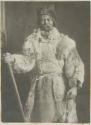 Man dressed in fur coat