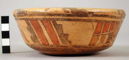 Yojoa polychrome pottery bowl, Mayoid type, small