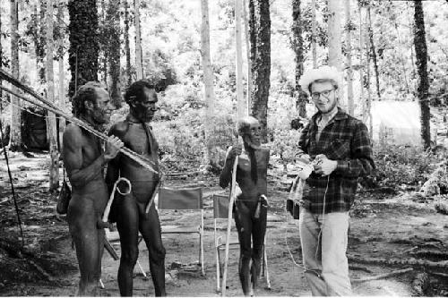 Michael Rockefeller recording sound