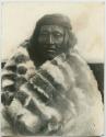 Portrait, Patagonia chief, Tehuelche Indians taken in St. Louis