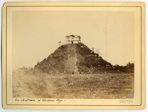 El Castillo Before Excavation In Chichen Itza