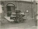 Cart with baggage for trip outside headquarters