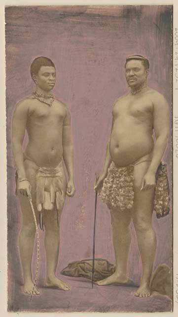 Zulu princes, Undabuka and Undinizulu