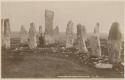 Man standing in stone circle