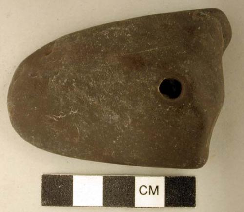 Ground stone gorget fragment