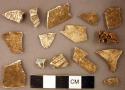 Fragments of bone, incised decoration