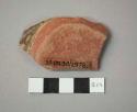 Cusipata Pucara polychrome base sherd