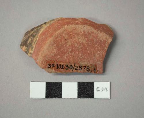 Cusipata Pucara polychrome base sherd