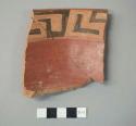 Pucara polychrome rim sherd