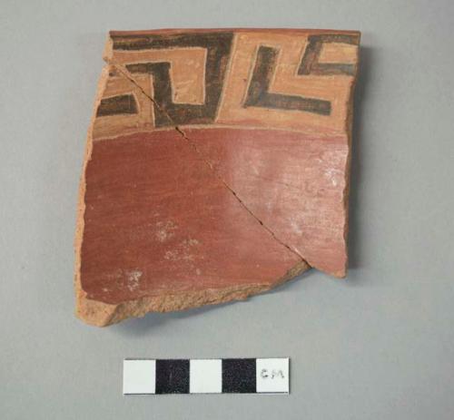 Pucara polychrome rim sherd