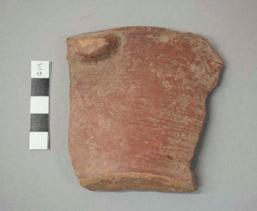 Pucara Plain polished red ware potsherd