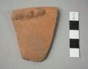 Pucara plain rim sherd