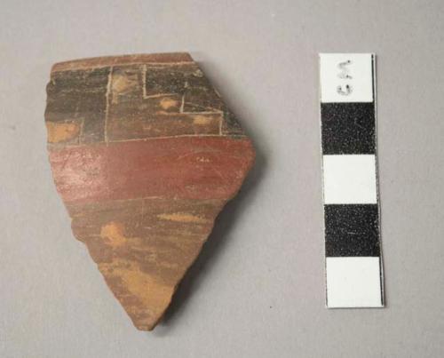 Pucara polychrome rim sherd